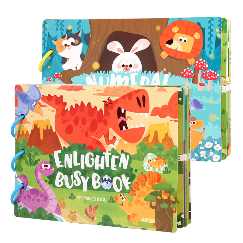 Educational Quiet Paste Book